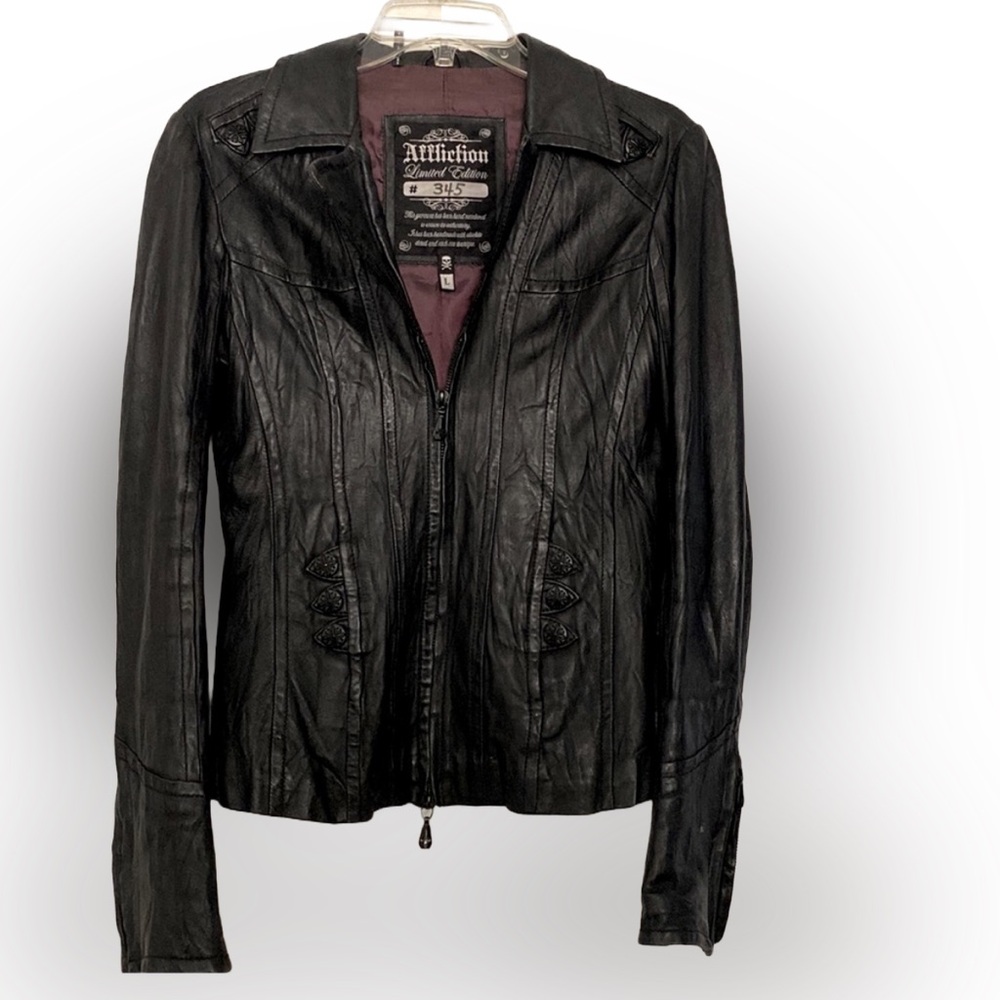 Affliction leather jacket 🔥